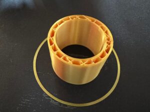 Rúčka, zaltý filament